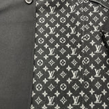 ルイ・ヴィトン LOUIS VUITTON 裏地モノグラムブルゾンロングコート FSCO44 ブラック ウール レディース その他アウター