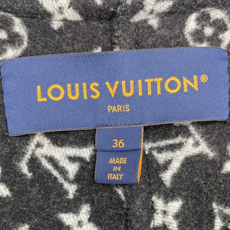 ルイ・ヴィトン LOUIS VUITTON 裏地モノグラムブルゾンロングコート