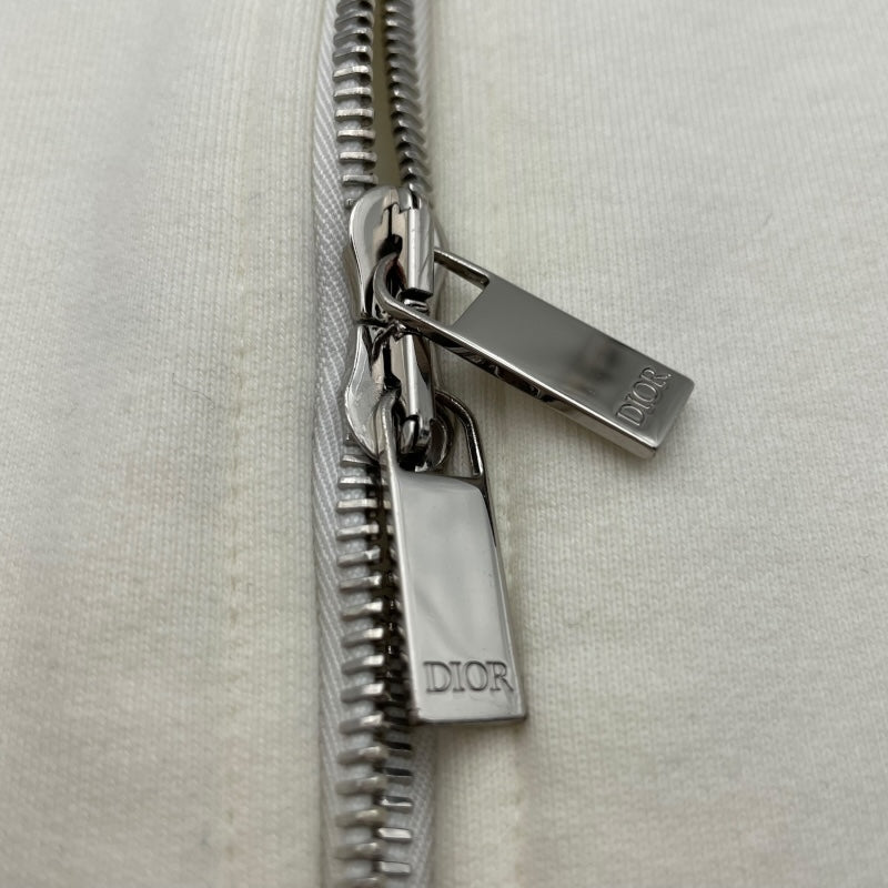 クリスチャンディオール 23AW ピエトロ ルッフォ 刺繍 ジップアップパーカー クリスチャン・ディオール Christian Dior ロゴ刺繍ジップアップ