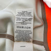エルメス HERMES JUNGLE LOVE ツイルレーヌ切替ジャケット 2H2816DR ベージュ/アイボリー/蛍光オレンジ シルク レディース その他アウター