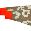 エルメス HERMES JUNGLE LOVE ツイルレーヌ切替ジャケット 2H2816DR ベージュ/アイボリー/蛍光オレンジ シルク レディース その他アウター