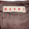 マルニ MARNI ノーカラーコート レッド ウール レディース その他アウター