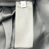 バレンシアガ BALENCIAGA アルパカ混ウールロングコート 594880 グレー ウール メンズ その他アウター