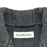 バレンシアガ BALENCIAGA アルパカ混ウールロングコート 594880 グレー ウール メンズ その他アウター