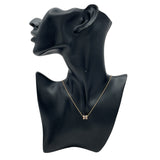 ブルガリ BVLGARI ビーゼロワンネックレスブロンズ ピンクゴールドxステンレススチール 750PG/K18SS ジュエリー