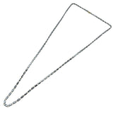 ブルガリ BVLGARI ライスチェーンロングネックレス ゴールドxステンレススチール K18SS ジュエリー