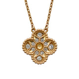 ヴァンクリーフ＆アーペル Van Cleef & Arpels ヴィンテージアルハンブラネックレス ピンクゴールド Au750 ジュエリー