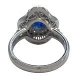 サファイアリング プラチナ Pt900 ジュエリー