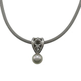 ミキモト MIKIMOTO ネックレス ホワイトゴールド K18WG ジュエリー