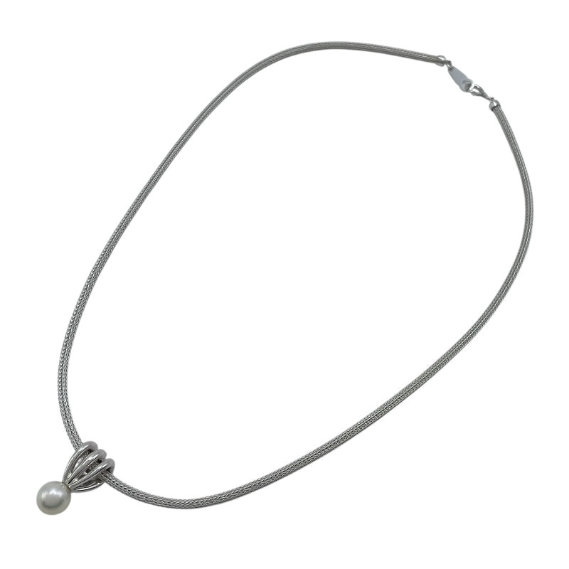 ミキモト MIKIMOTO ネックレス ホワイトゴールド K18WG ジュエリー
