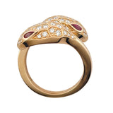 ブルガリ BVLGARI セルペンティセドゥットーリリング ピンクゴールド Au750 ジュエリー