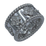 ヴァンクリーフ＆アーペル Van Cleef & Arpels ペルレクローバーリング ホワイトゴールド Au750 ジュエリー