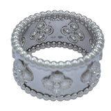 ヴァンクリーフ＆アーペル Van Cleef & Arpels ペルレクローバーリング ホワイトゴールド Au750 ジュエリー