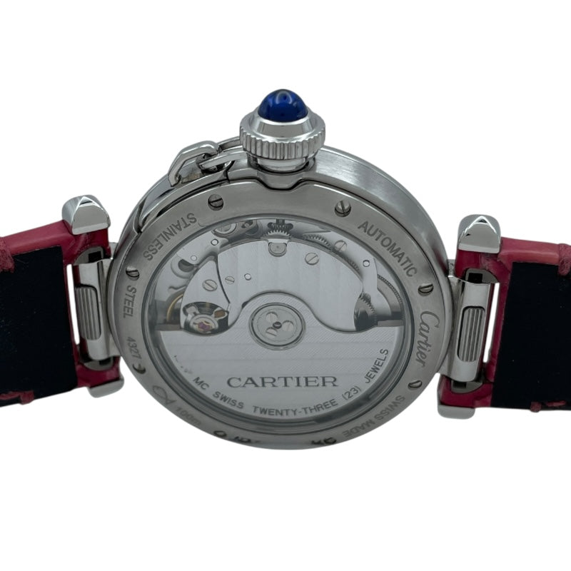 カルティエ Cartier パシャ ドゥ カルティエ 35mm WSPA0012 シルバー SS 自動巻き レディース 腕時計 カルティエ Cartier パシャ ドゥ カルティエ 35mm WSPA0012 シルバー