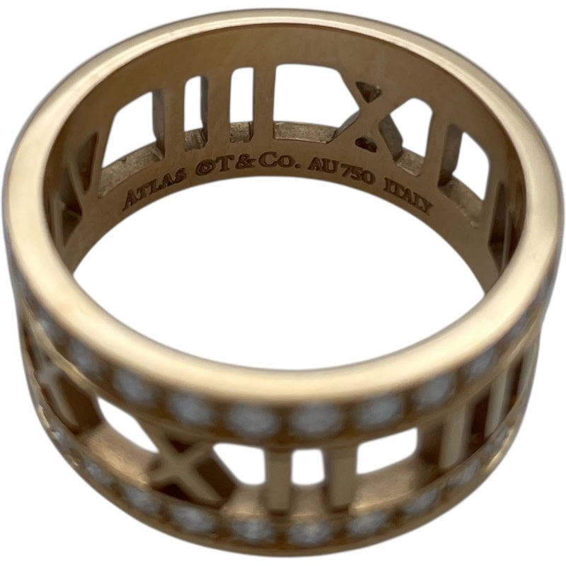 ティファニー TIFFANY＆CO オープンアトラスリング ピンクゴールド