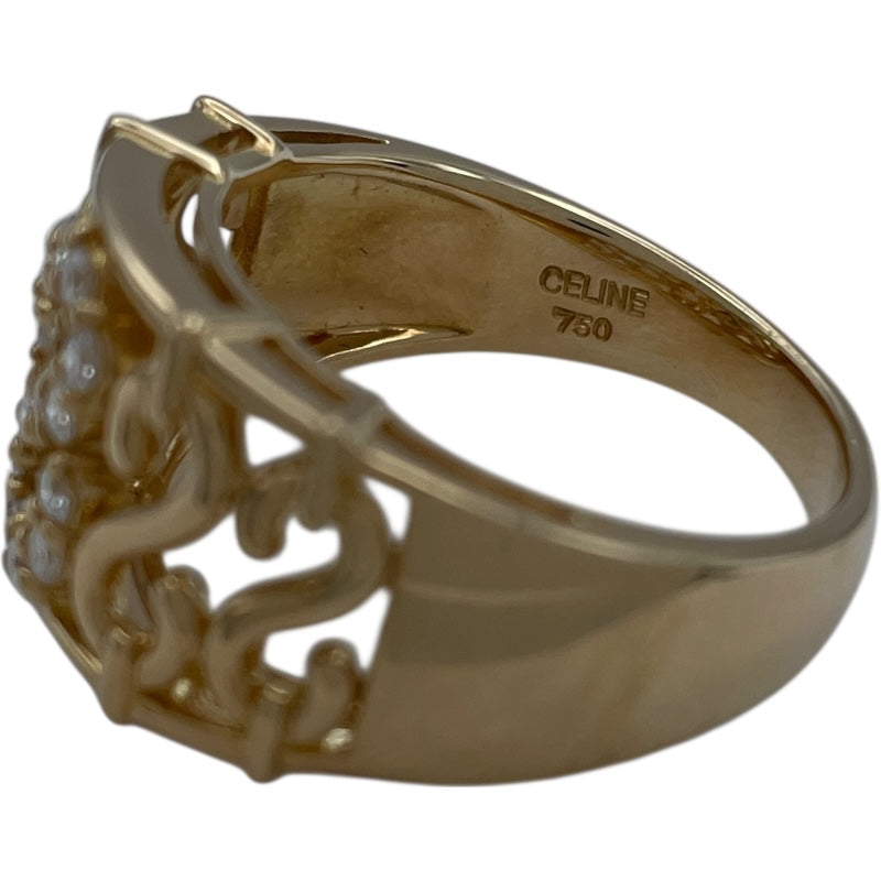 セリーヌ CELINE マカダムダイヤモンドリング ゴールド 750