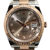 ロレックス ROLEX デイトジャスト41 サンダスト 126331G サンダスト PG/SS メンズ 腕時計