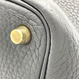 エルメス HERMES ピコタンロックPM D刻 ブラック GD金具 トリヨン レディース ハンドバッグ