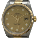 ロレックス ROLEX デイトジャスト 16233G ゴールド K18/SS 自動巻き メンズ 腕時計