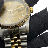 ロレックス ROLEX デイトジャスト 16233G ゴールド K18/SS 自動巻き メンズ 腕時計