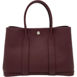 エルメス HERMES ガーデンパーティーTPM D刻 ボルドー SV金具 カントリー レディース ハンドバッグ