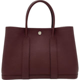 エルメス HERMES ガーデンパーティーTPM D刻 ボルドー SV金具 カントリー レディース ハンドバッグ