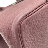 エルメス HERMES ガーデンパーティーTPM D刻 ボルドー SV金具 カントリー レディース ハンドバッグ