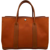 エルメス HERMES ガーデンパーティPM □I刻 オレンジ SV金具 トワル レディース トートバッグ