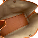エルメス HERMES ガーデンパーティPM □I刻 オレンジ SV金具 トワル レディース トートバッグ