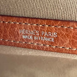 エルメス HERMES ガーデンパーティPM □I刻 オレンジ SV金具 トワル レディース トートバッグ