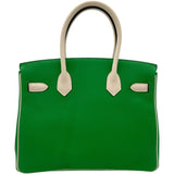 エルメス HERMES バーキン30 パーソナルオーダー C刻 バンブー・ナタ GD金具 トゴ レディース ハンドバッグ