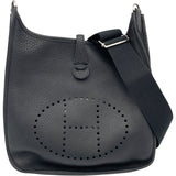 エルメス HERMES エヴリン3 PM □L刻 ブラック SV金具 トリヨン レディース ショルダーバッグ
