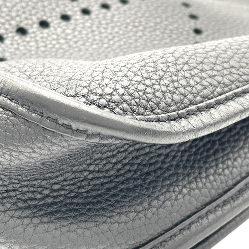 エルメス HERMES エヴリン3 PM □L刻 ブラック SV金具 トリヨン