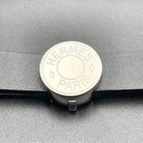 エルメス HERMES エールバッグジップMM W刻 ネイビー SV金具 トワル・ヴァッシュハンター レディース ハンドバッグ