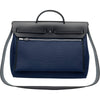 エルメス HERMES エールバッグジップMM W刻 ネイビー SV金具 トワル・ヴァッシュハンター レディース ハンドバッグ