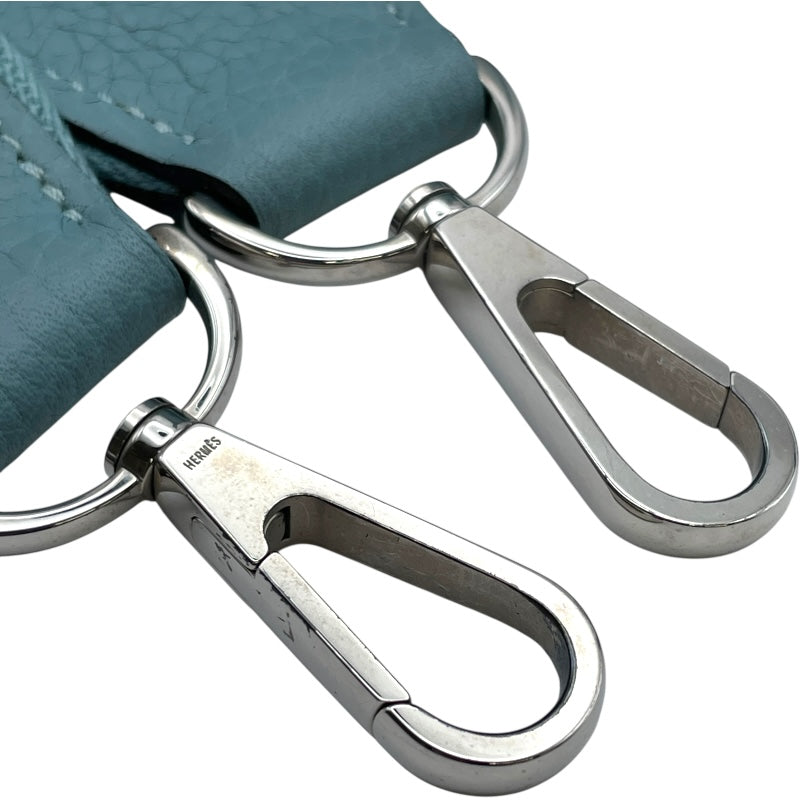 エルメス HERMES エヴリン1 PM ▢M刻 シエル SV金具 トリヨン レディース ショルダーバッグ エルメス HERMES エヴリン1 PM ▢M刻 シエル SV金具 トリヨン