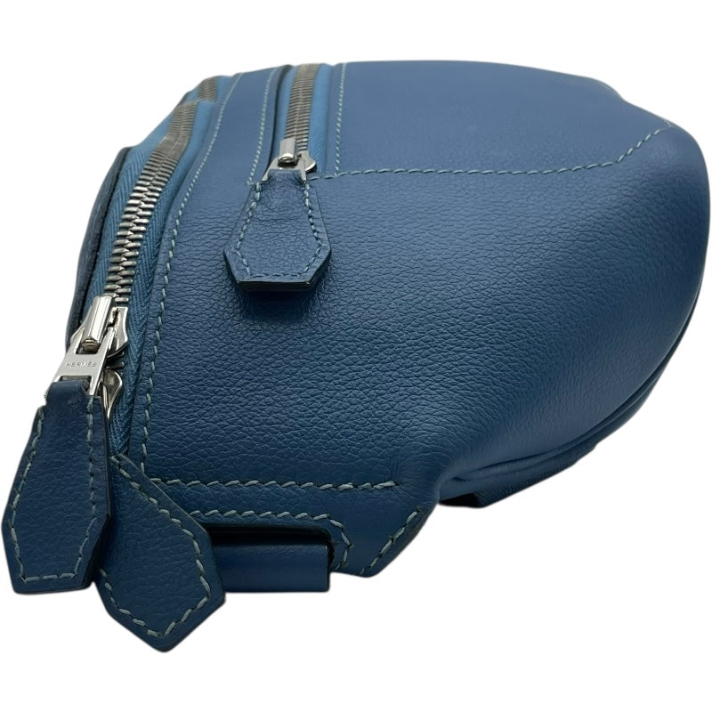 シティスライドPM エルメス　HERMES エルメス HERMES シティスライドPM Z刻印 ブラック/ネイビー/SV金具