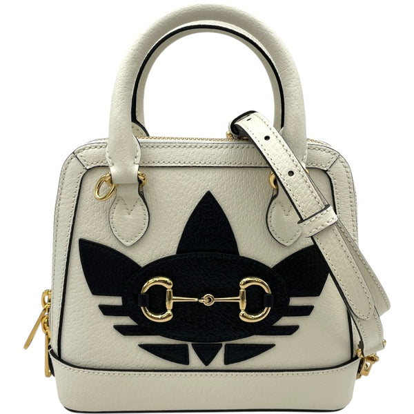 グッチ GUCCI ホースビット 1955 ミニトップハンドルバッグ アディダス