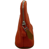 エルメス HERMES ボリードポーチ15 オレンジ SV金具 トワル レディース ポーチ