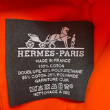エルメス HERMES ボリードポーチ15 オレンジ SV金具 トワル レディース ポーチ
