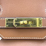 エルメス HERMES バーキン35 ▢J刻 ゴールド GD金具 エプソン レディース ハンドバッグ