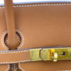 エルメス HERMES バーキン35 ▢J刻 ゴールド GD金具 エプソン レディース ハンドバッグ