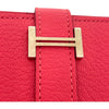 エルメス HERMES ベアンスフレ C刻印　(2018年製) ローズアザレ シルバー金具 シェーブル レディース 長財布