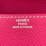 エルメス HERMES ルヴァンキャトルコインケース □Q刻　(2013年製) ローズティリアン シルバー金具 ヴォーエプソン レディース コインケース