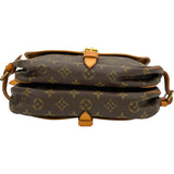ルイ・ヴィトン LOUIS VUITTON ソミュールMM M40710 ブラウン モノグラム レディース ショルダーバッグ