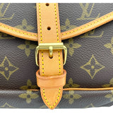 ルイ・ヴィトン LOUIS VUITTON ソミュールMM M40710 ブラウン モノグラム レディース ショルダーバッグ