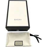 グッチ GUCCI GGマーモント ヒールローファー グレー レザー レディース ローファー