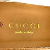 グッチ GUCCI GGマーモント ヒールローファー グレー レザー レディース ローファー