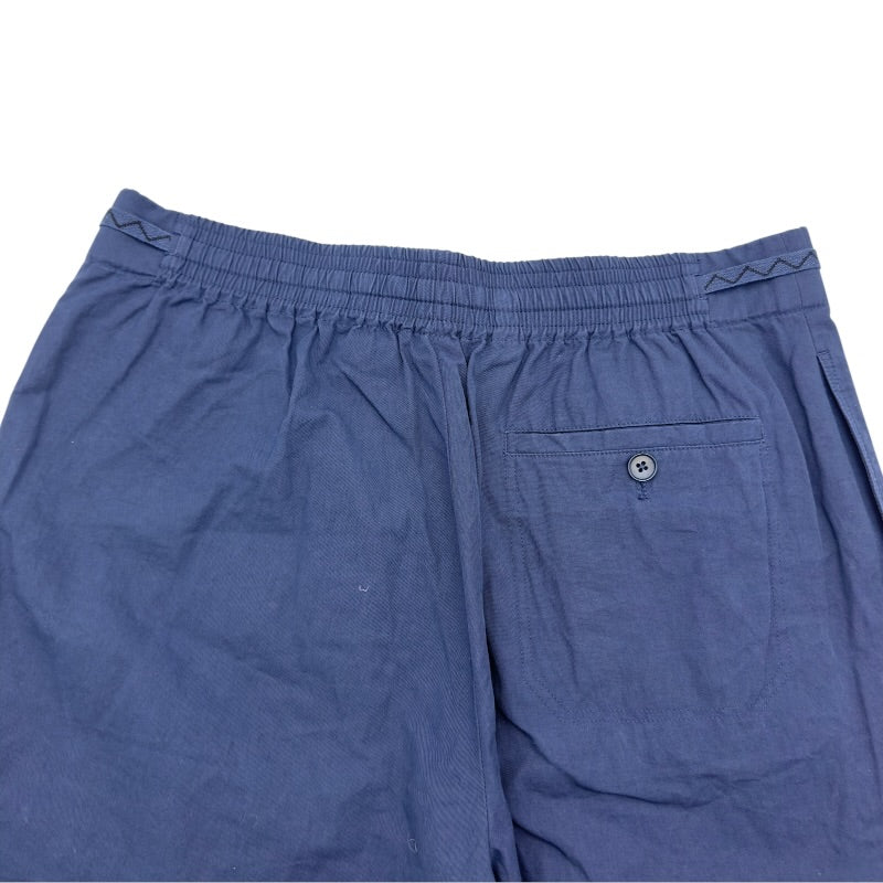 エルメス HERMES コットンボタンフライパンツ ネイビー コットン