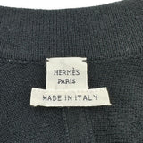 エルメス HERMES ETRIERS ツイルレーヌニットワンピース ブラック シルク レディース ワンピース